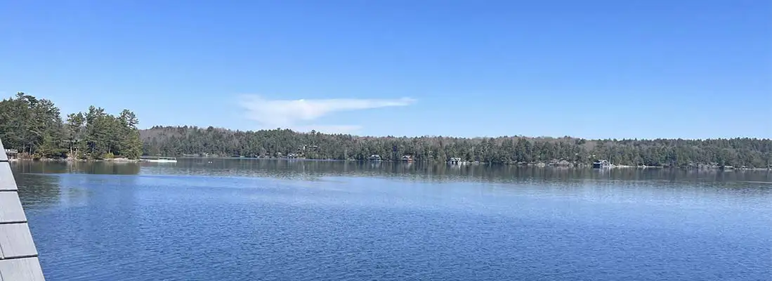 tranquil shores lake joseph muskoka cottage rental lake view